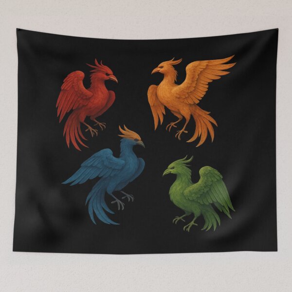 Item preview, Phoenix Birds designed and sold by Planetporridge.