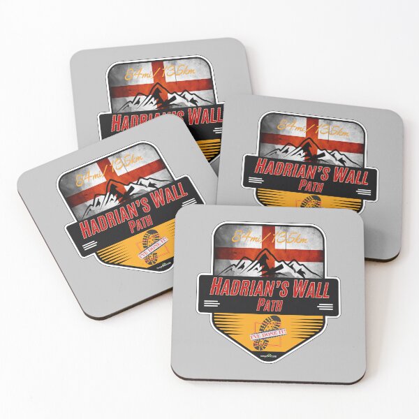 Item preview, Hadrian's Wall Path Hiking I've Done It! England Sticker T-Shirt 01 designed and sold by OuterShellUK.