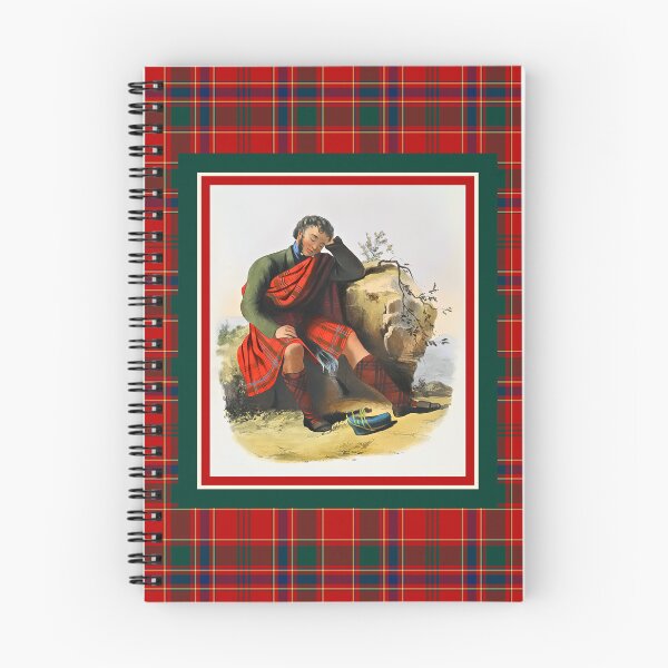 Item preview, Clan Munro Vintage Portrait Tartan Border designed and sold by plaidwerx.