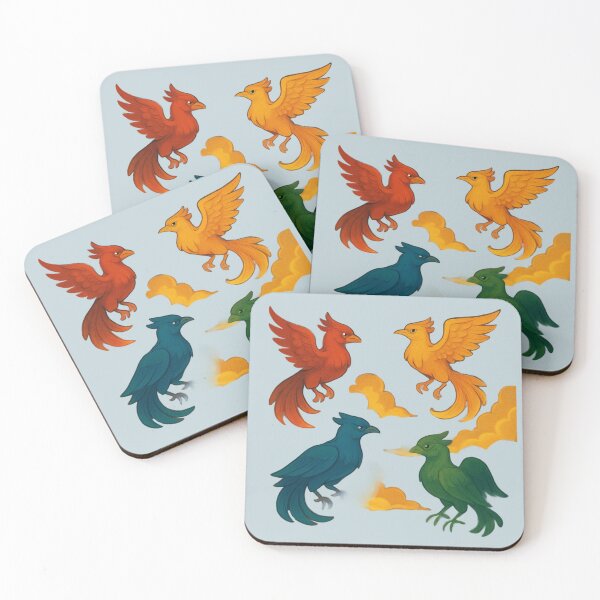 Item preview, Phoenix style Birds designed and sold by Planetporridge.