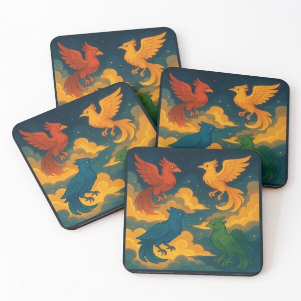 Item preview, Phoenix Birds Artwork designed and sold by Planetporridge.