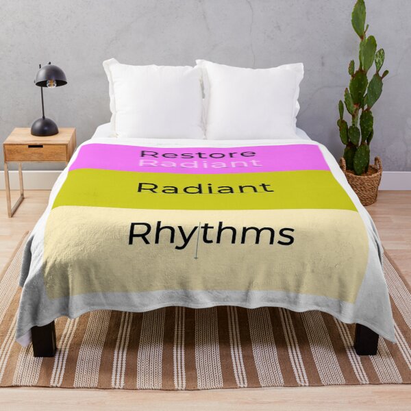 Item preview, Restore Radiant Rhythms – Minimalist Color Block Typography Design designed and sold by laliitkhatri.