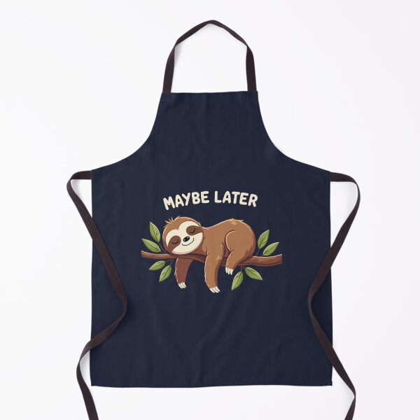 Item preview, Lazy sloth sleeping – Maybe later designed and sold by Danh Style.