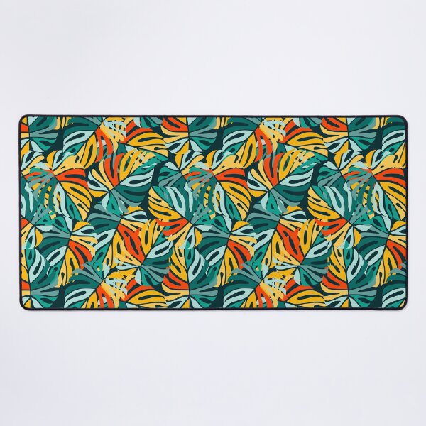Item preview, "Tropical Monstera Leaf Pattern" . Vibrant Abstract Tropical Jungle Pattern . designed and sold by StickAndStyle .