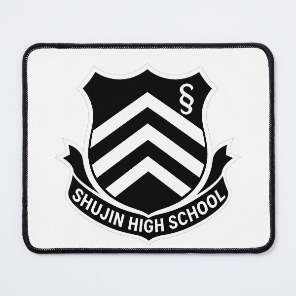 Item preview, Shujin Academy School Emblem (Black & White) designed and sold by Anime-Japan-Pro.