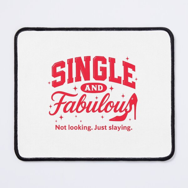 Item preview, Single and Fabulous Bold Empowerment Quote for Confident Women designed and sold by BunBuntheDog-.