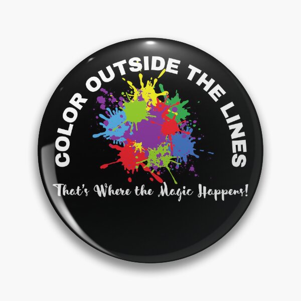 Item preview, Color Outside The Lines... designed and sold by ActOutTees.
