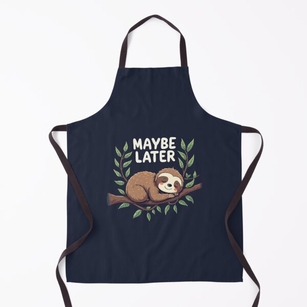 Item preview, Lazy sloth sleeping – Maybe later designed and sold by Danh Style.