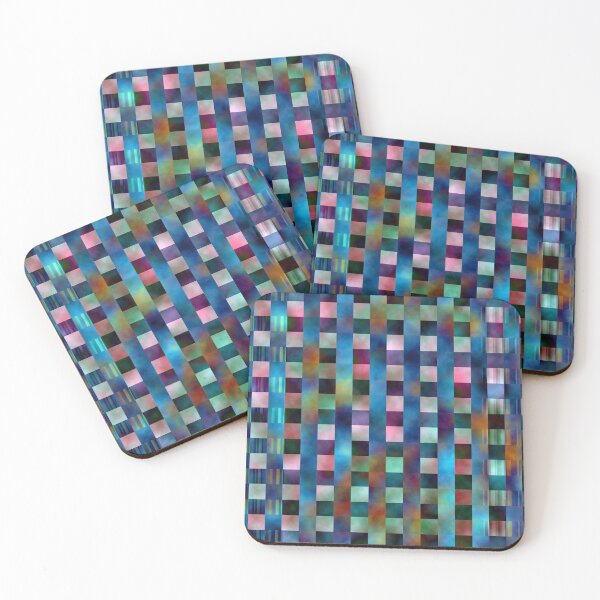 Item preview, Colored grid geometric expression designed and sold by Sigtrix.