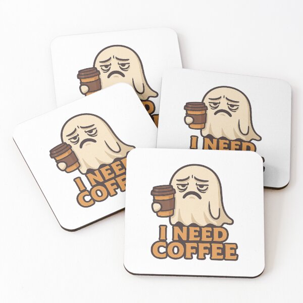 Item preview, Ghost Needs Coffee designed and sold by FBA.