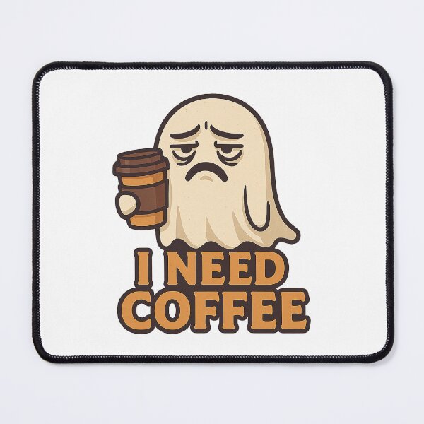 Item preview, Ghost Needs Coffee designed and sold by FBA.