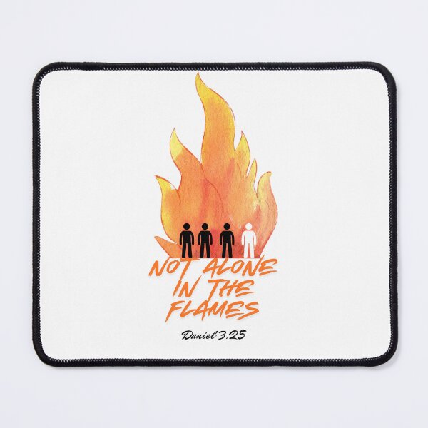 Item preview, "Not Alone in the Flames" Blessed T-shirt designed and sold by OrtegaGrace.