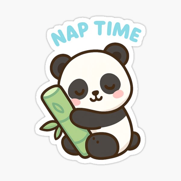 Item preview, Nap Time Panda – Cute Kawaii Sleeping Animal T-Shirt for Kids designed and sold by AmelissaDesign.