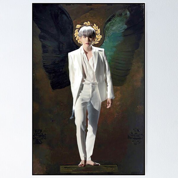 Item preview, A Winged Figure, Yoongi designed and sold by Maerlyn8.
