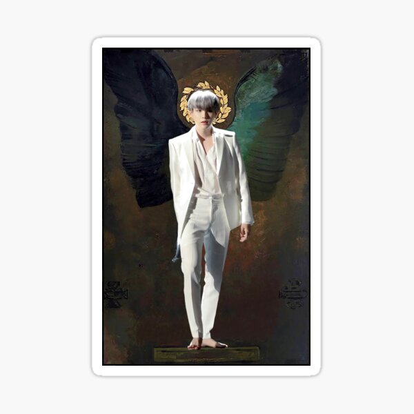 Item preview, A Winged Figure, Yoongi designed and sold by Maerlyn8.