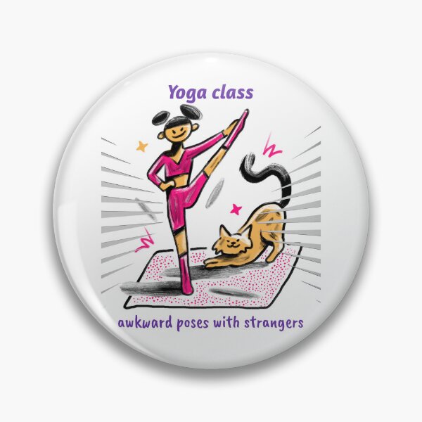 Item preview, Yoga class; awkward poses with strangers designed and sold by podas.