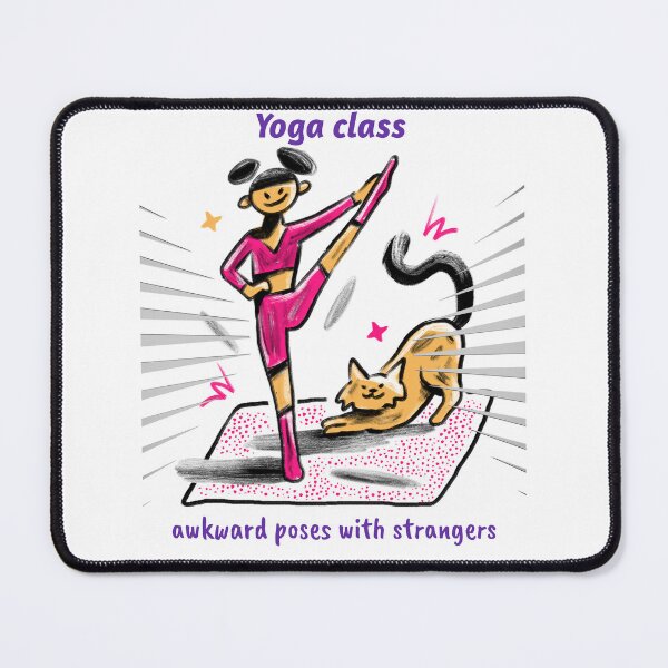 Item preview, Yoga class; awkward poses with strangers designed and sold by podas.