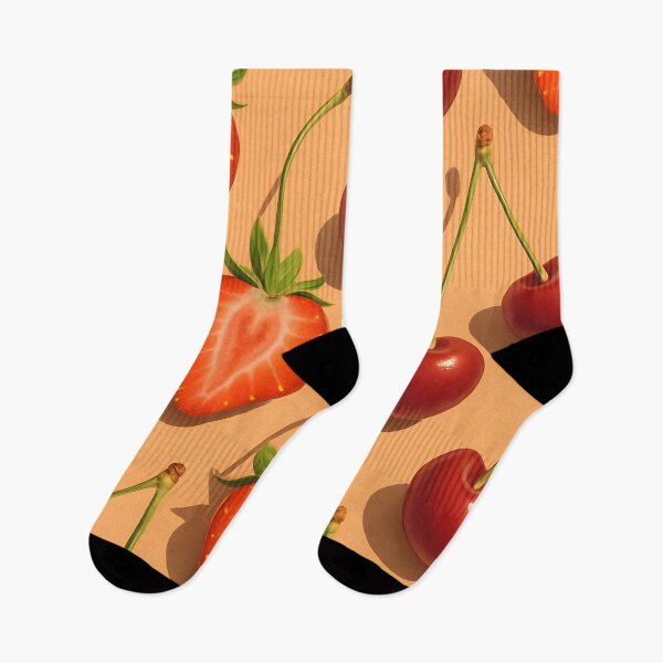Item preview, Strawberry and Cherry Pattern – Sweet Summer Fruit designed and sold by SassyArtistry.