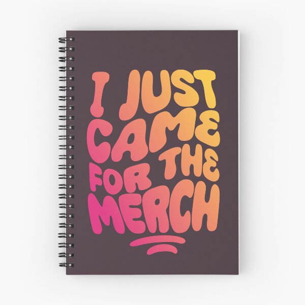 Item preview, I Just Came For The Merch | 60s Psy Lettering designed and sold by monkeybusiness.pt.