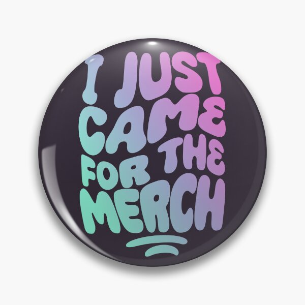 Item preview, I Just Came For The Merch | 60s Psy Lettering designed and sold by monkeybusiness.pt.