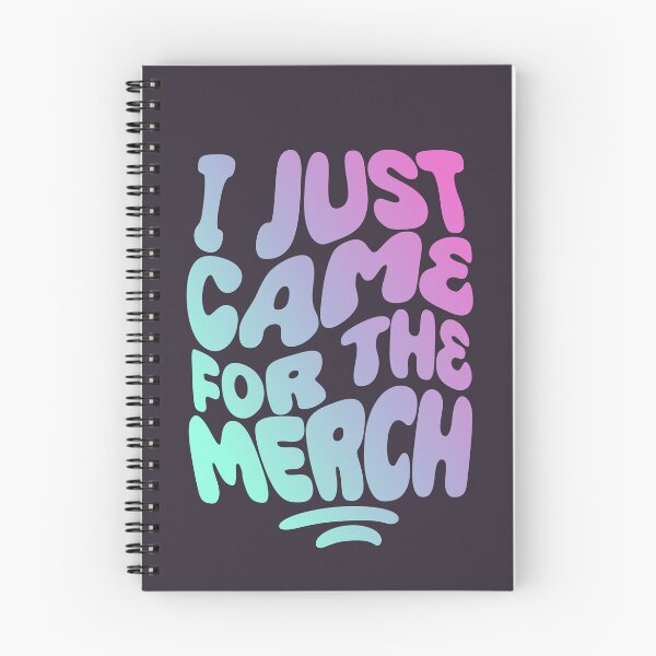 Item preview, I Just Came For The Merch | 60s Psy Lettering designed and sold by monkeybusiness.pt.