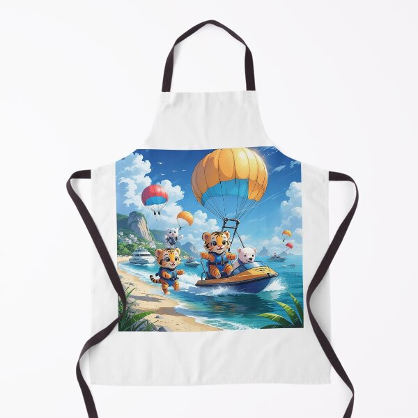 Item preview, The Scenery of Cute Animals Go Parachuting designed and sold by Pim-Crystal.