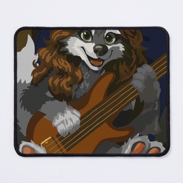 Item preview, Lil' Wolf Bassist designed and sold by KlakkDrawsStuff.