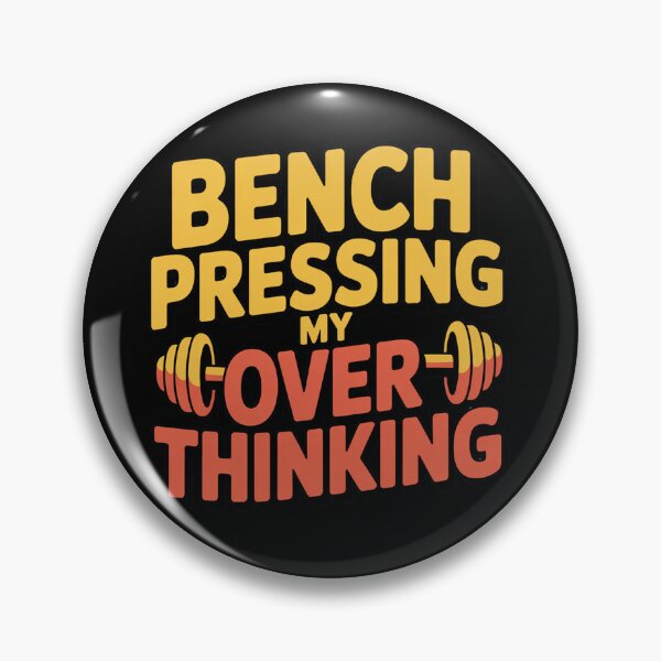 Item preview, Benchpressing my overthinking, ADHD fitness designed and sold by NoetherSym.