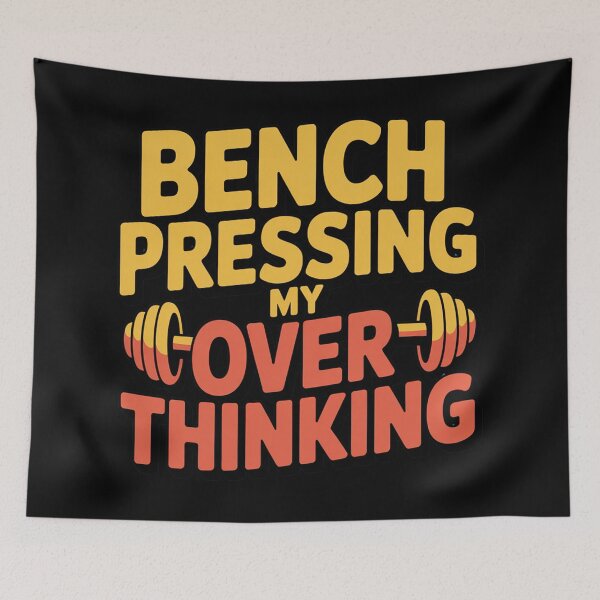 Item preview, Benchpressing my overthinking, ADHD fitness designed and sold by NoetherSym.