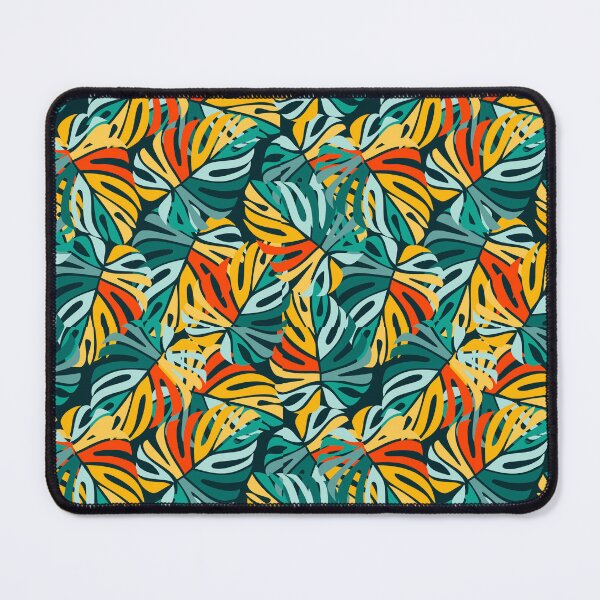 Item preview, "Tropical Monstera Leaf Pattern" . Vibrant Abstract Tropical Jungle Pattern . designed and sold by StickAndStyle .