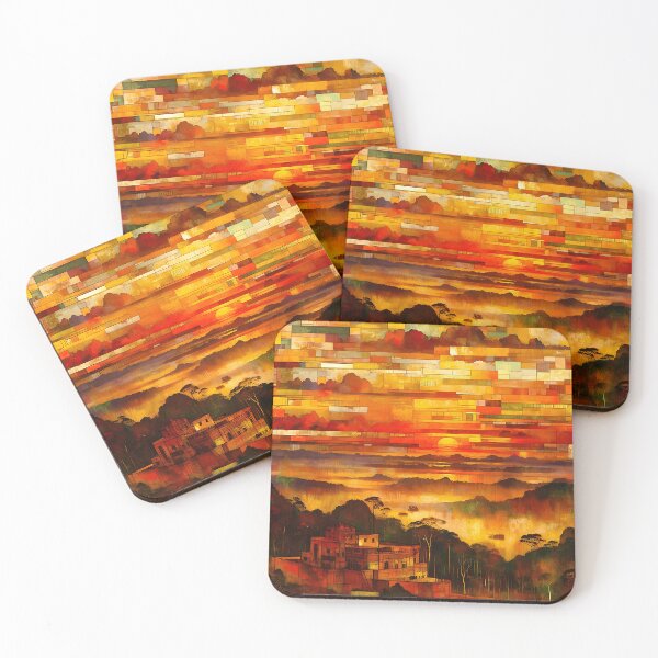 Item preview, Jungle Sun, Sacred Light | Amazon Sunrise Wall designed and sold by Stoneflower-Art.