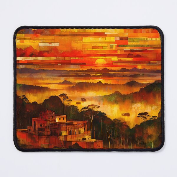Item preview, Jungle Sun, Sacred Light | Amazon Sunrise Wall designed and sold by Stoneflower-Art.