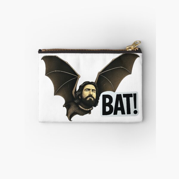 Item preview, Gothic Vampire Shouting “BAT!” – Funny Quote Sticker or Magnet designed and sold by ezuldeen48.