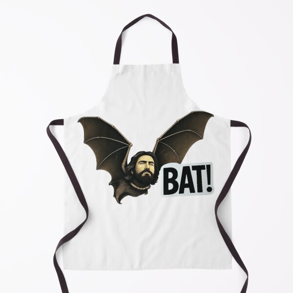 Item preview, Gothic Vampire Shouting “BAT!” – Funny Quote Sticker or Magnet designed and sold by ezuldeen48.