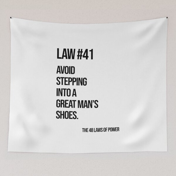Item preview, Law 41 Poster – 48 Laws of Power designed and sold by Enea Kelo.
