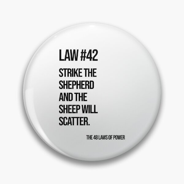 Item preview, Law 42 Poster – 48 Laws of Power designed and sold by Enea Kelo.