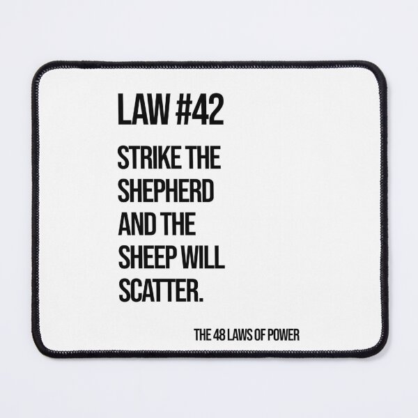 Item preview, Law 42 Poster – 48 Laws of Power designed and sold by Enea Kelo.