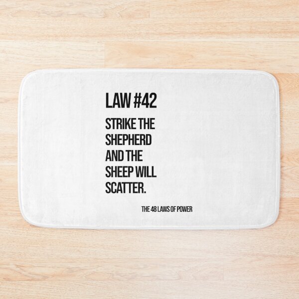 Item preview, Law 42 Poster – 48 Laws of Power designed and sold by Enea Kelo.