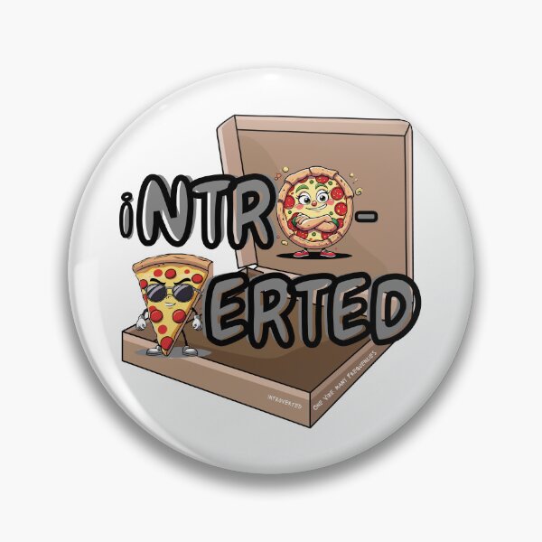 Item preview, Introverted Pizza Lover designed and sold by Sonic Embassy: Vibes.