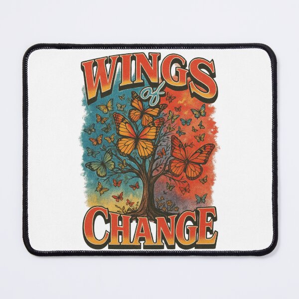 Item preview, Wings of Change - Vintage Butterfly Inspirational Quote Design designed and sold by shogan712.