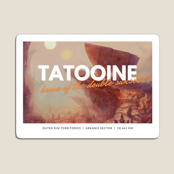 Item preview, Tatooine: Home of the Double Sunset designed and sold by qlossycherry.