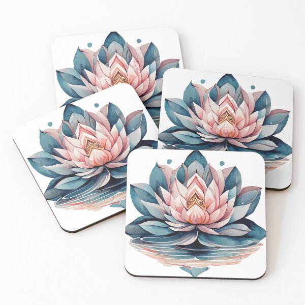 Item preview, Watercolor Lotus Flower – Symbol of Strength, Perseverance & Renewal designed and sold by CulturalCurios.