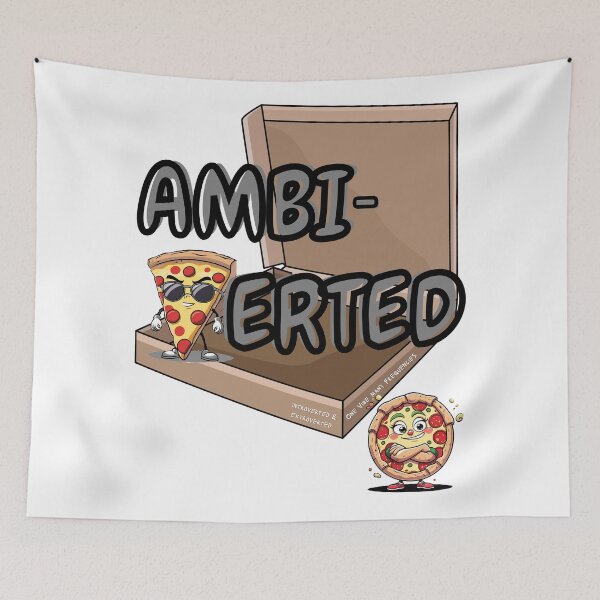 Item preview, Ambiverted Pizza Lover designed and sold by Sonic Embassy: Vibes.