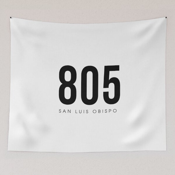 Item preview, San Luis Obispo, CA - 805 Area Code design designed and sold by CartoCreative.