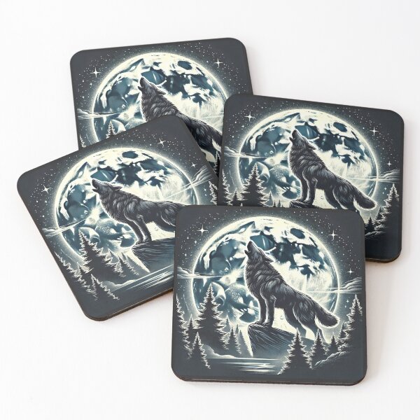 Item preview, Cool Wolf Howl  designed and sold by Planetporridge.