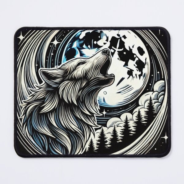 Item preview, Majestic Wolf Howl  designed and sold by Planetporridge.