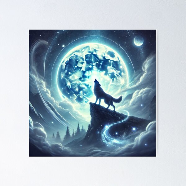 Item preview, Beautiful Wolf Howl  designed and sold by Planetporridge.