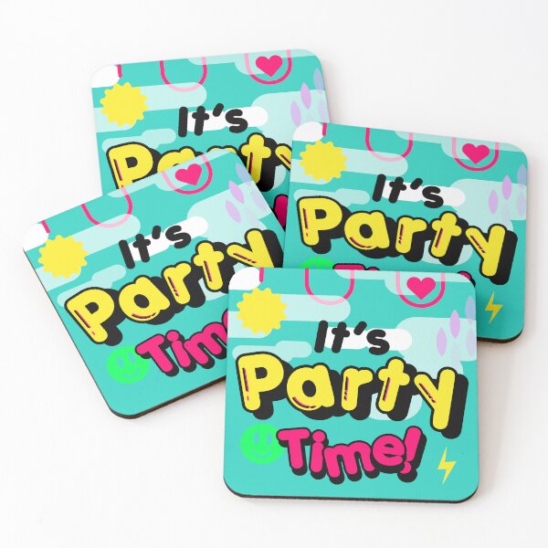Item preview, It’s party time – Fun vibes poster design designed and sold by Webstudio  2Amigos.