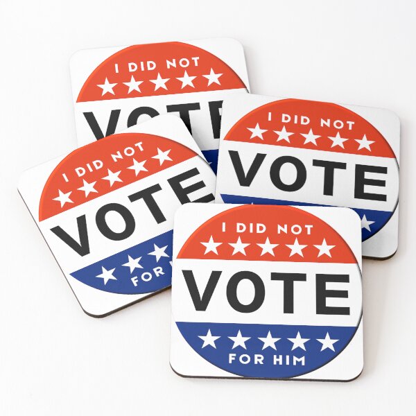 Item preview, I DID NOT VOTE FOR HIM - Vintage Voting Sign designed and sold by TRVLR Designs.