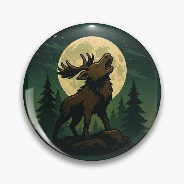 Item preview, Moose Howling designed and sold by Planetporridge.